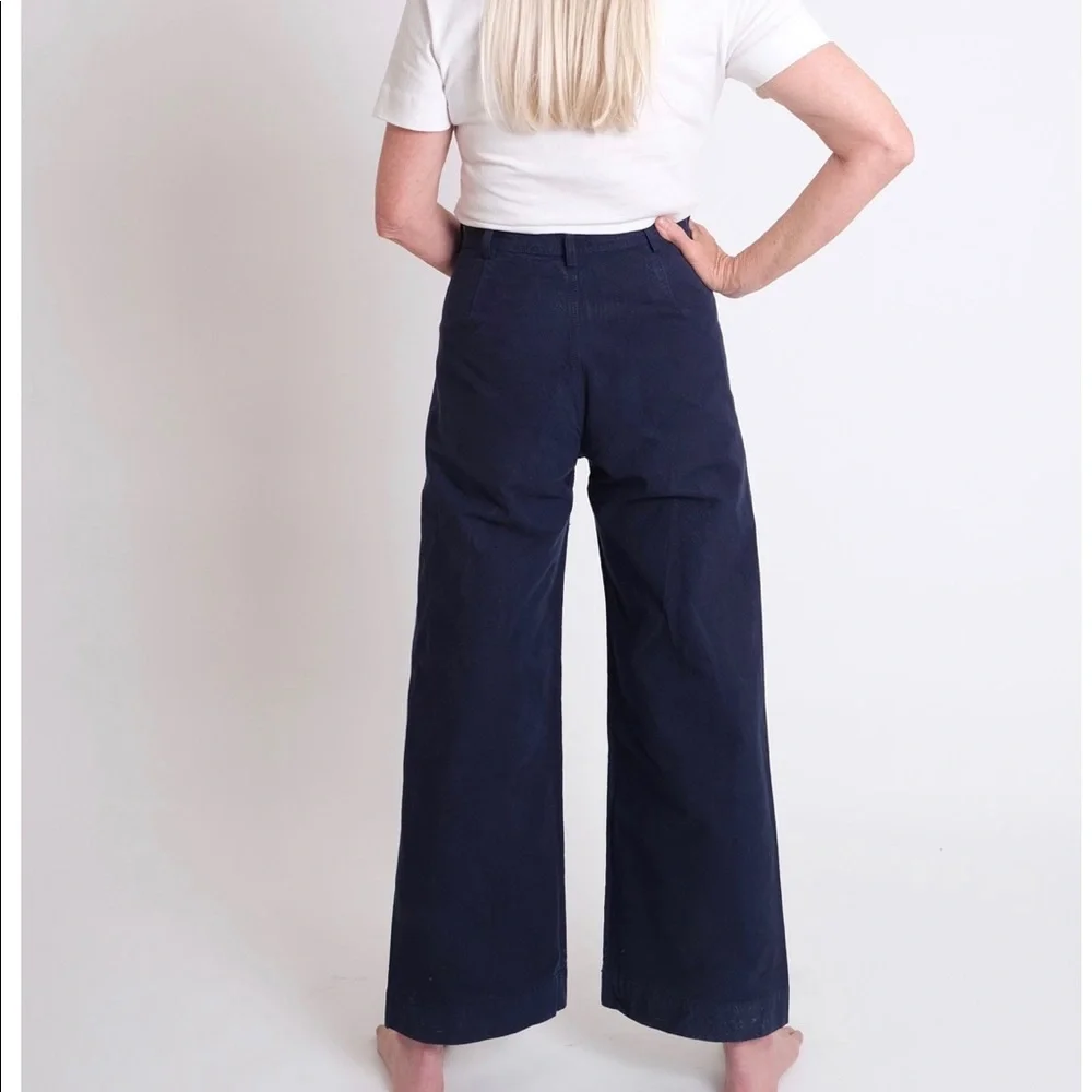 Jesse Kamm Sailor Pants in Midnight size S - Picture 2 of 3